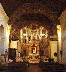 Interior iglesia san Miguel