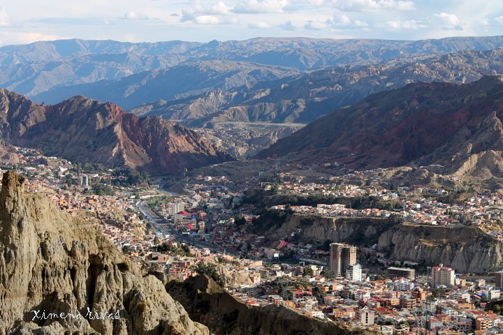 La Paz desde Villa Fatima - Foto: Ximena Rivas