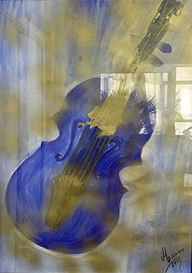 Violín Azúl