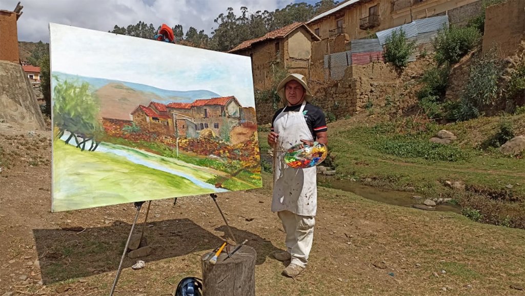 Mario Luther - Pintando