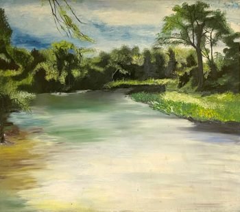 Profundidad . Oleo sobre Lienzo. 67 x 58 cm.